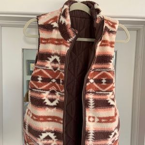 Reversible Sherpa vest